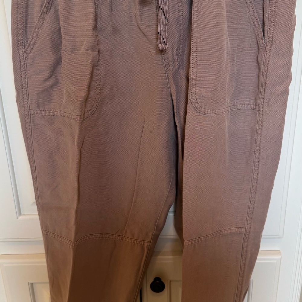 Maurices Brown Cargo Pants with Drawstring Waist